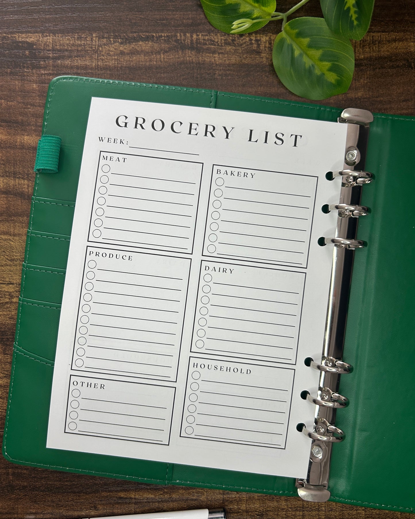 Grocery list