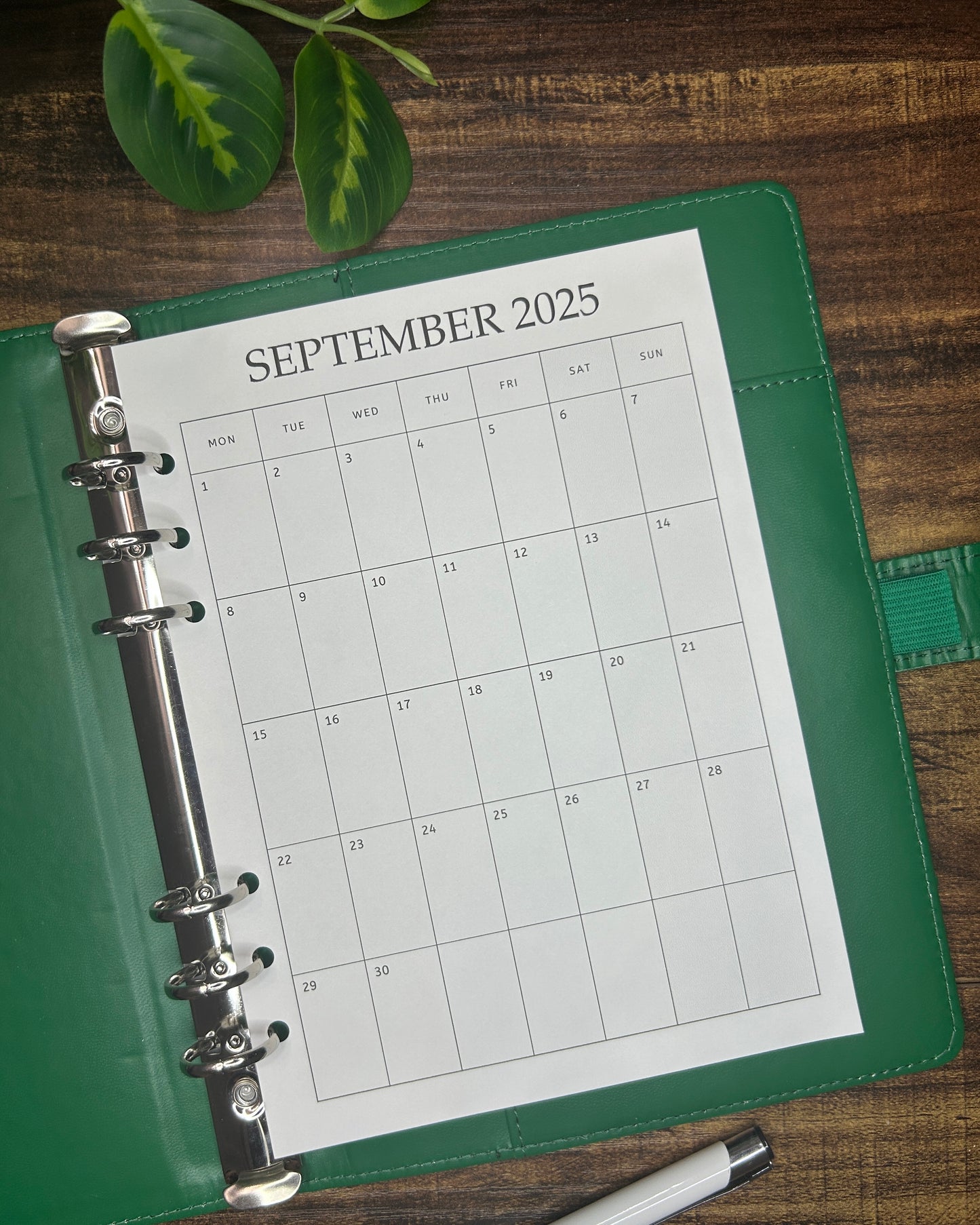 Calendar 2025/2026 MON