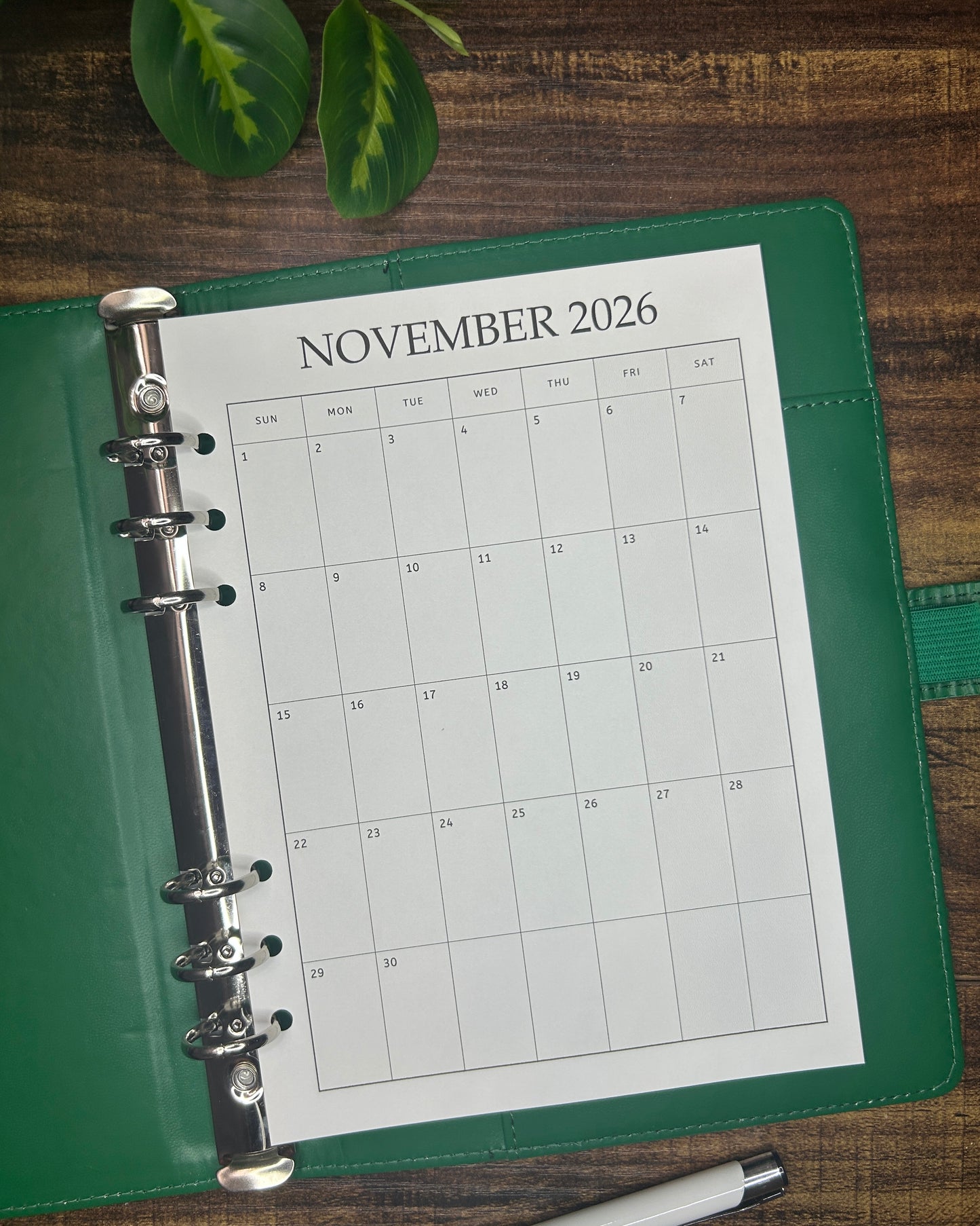 Calendar 2025/2026 SUN