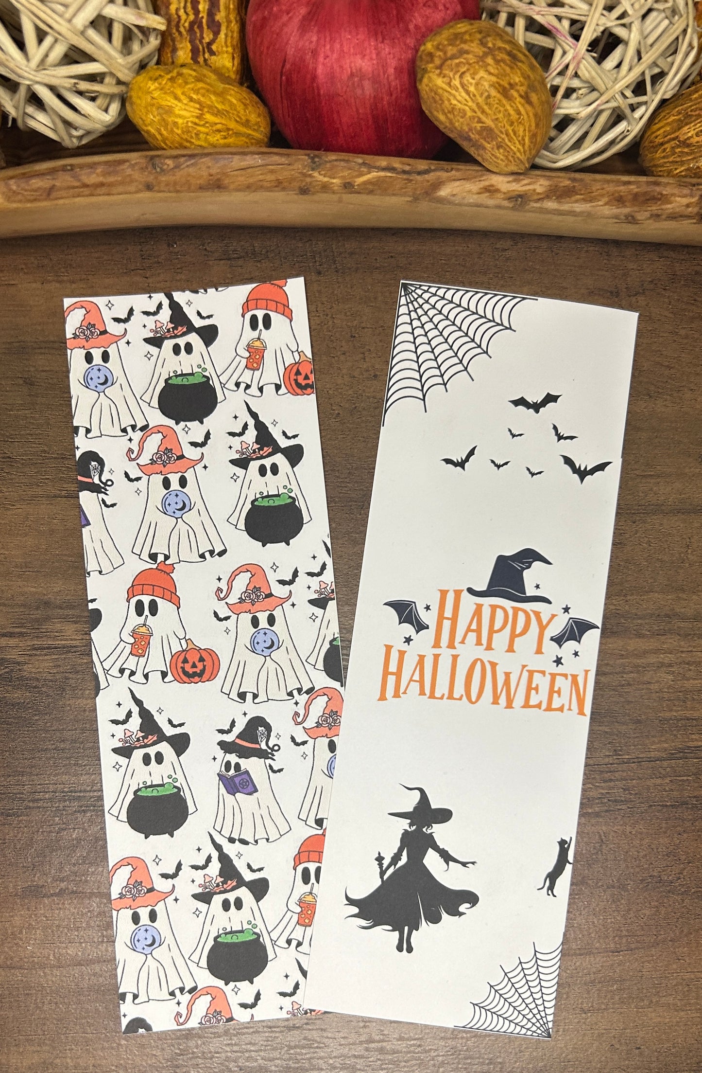 Fall and Halloween Bookmarks