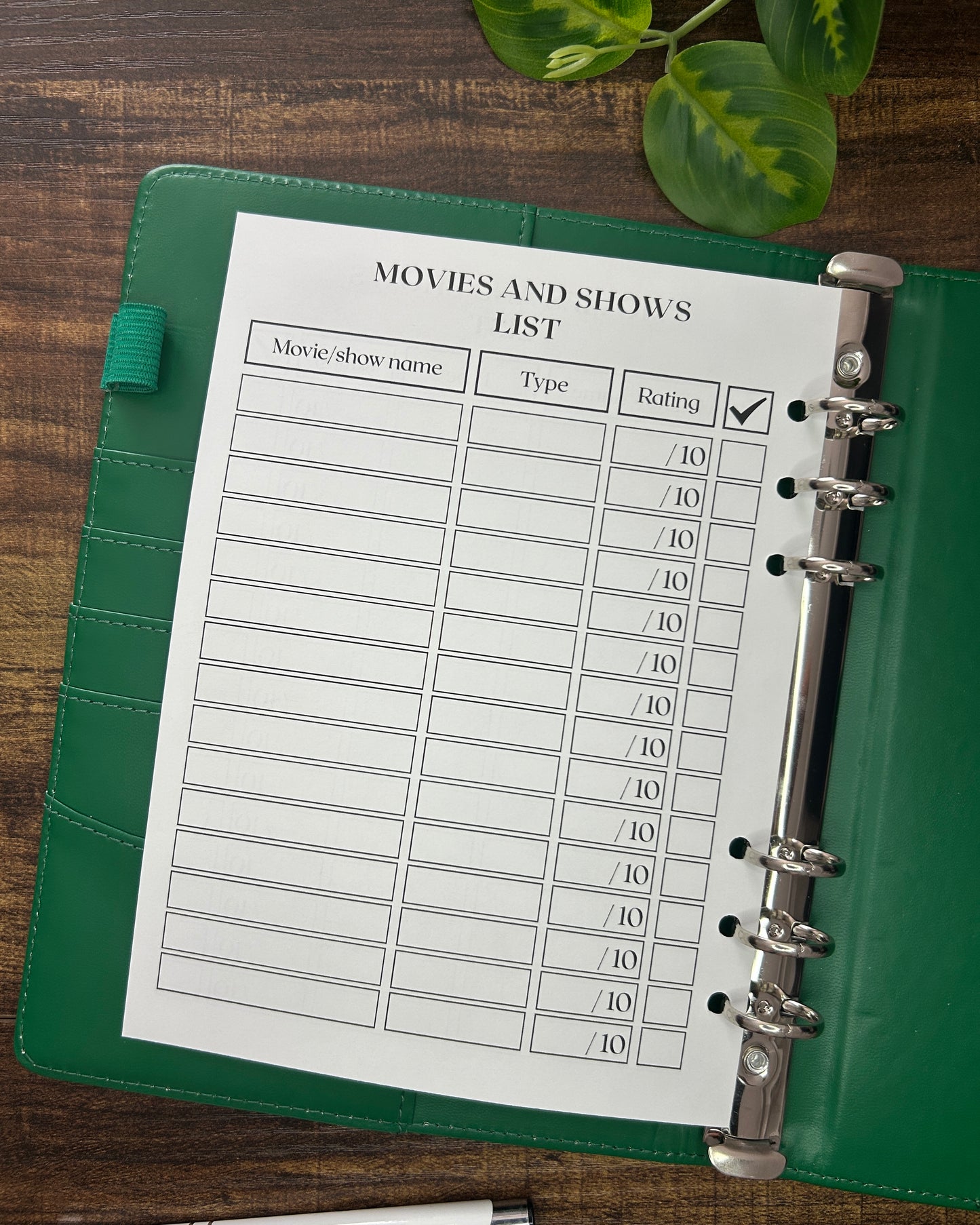 Movies and shows list