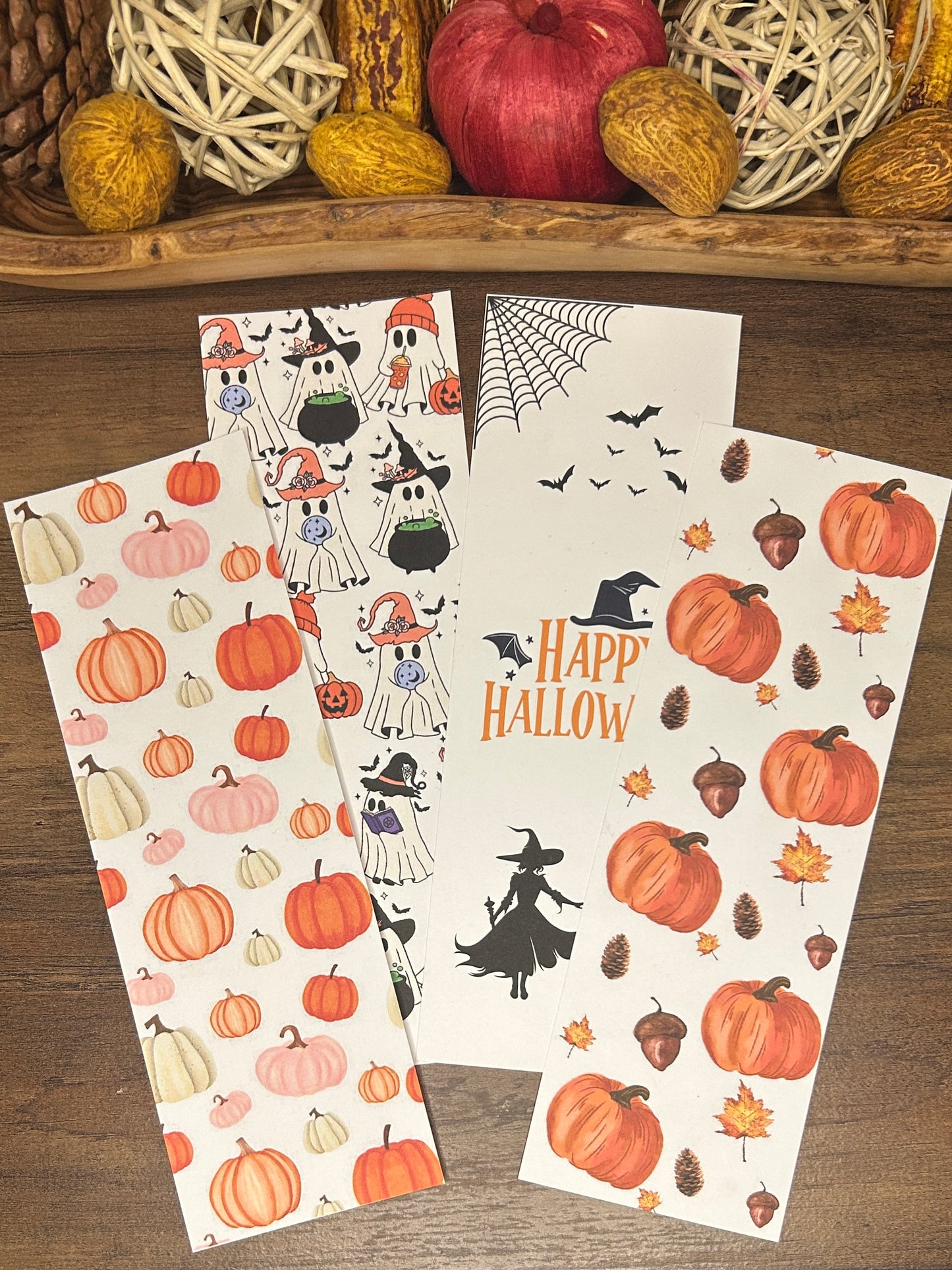 Fall and Halloween Bookmarks
