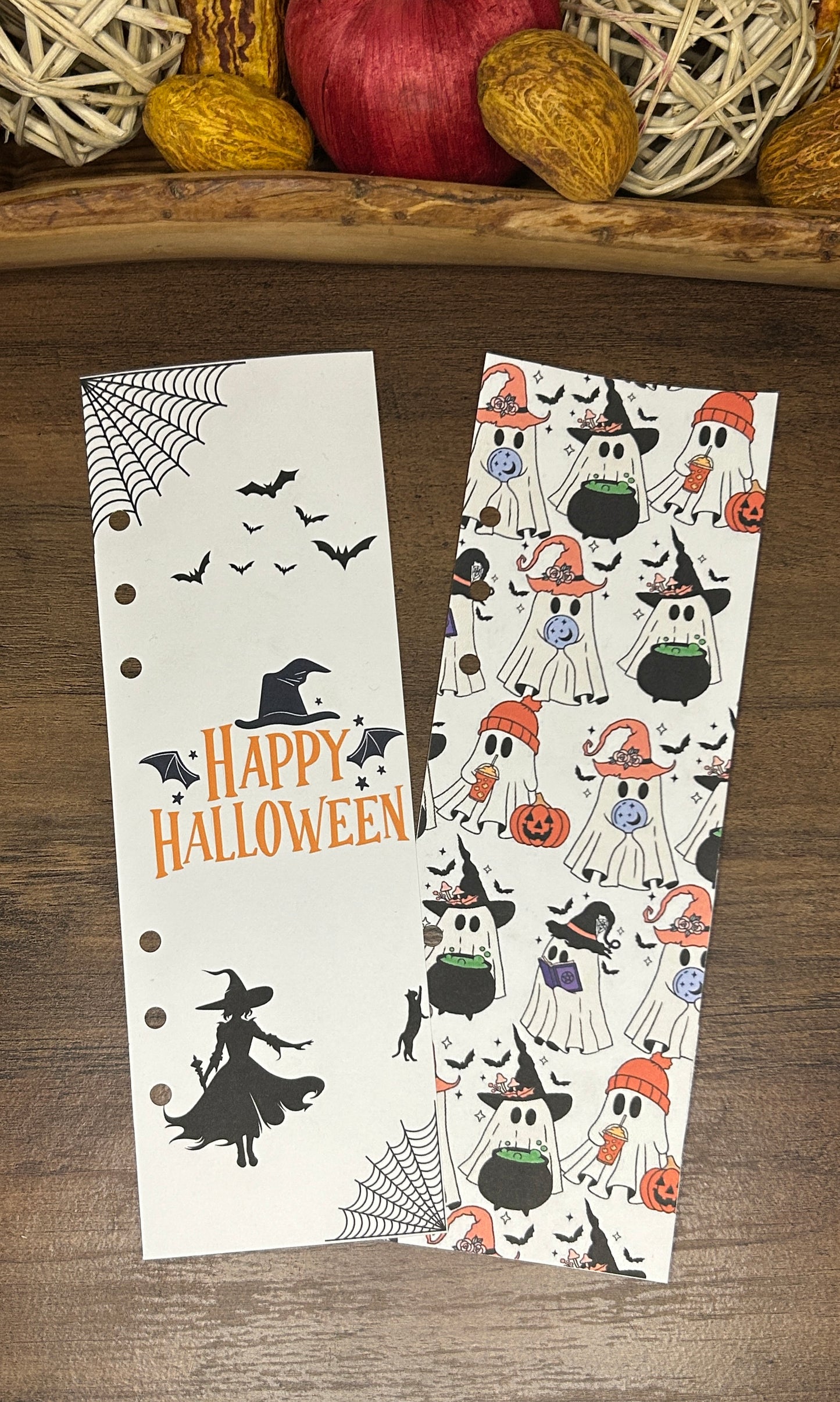 Fall and Halloween Bookmarks