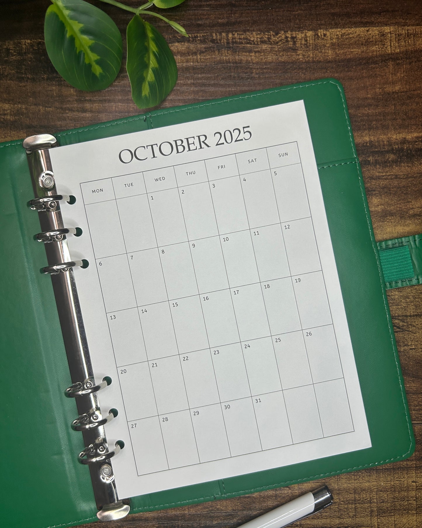 Calendar 2025/2026 MON