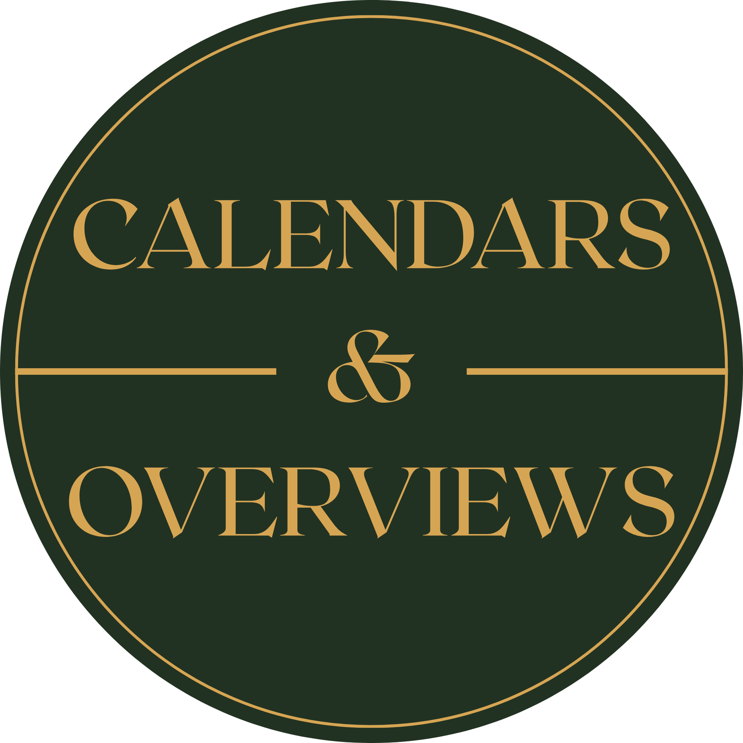 Calendars and Overviews