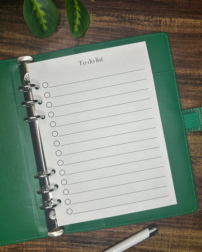 To do list