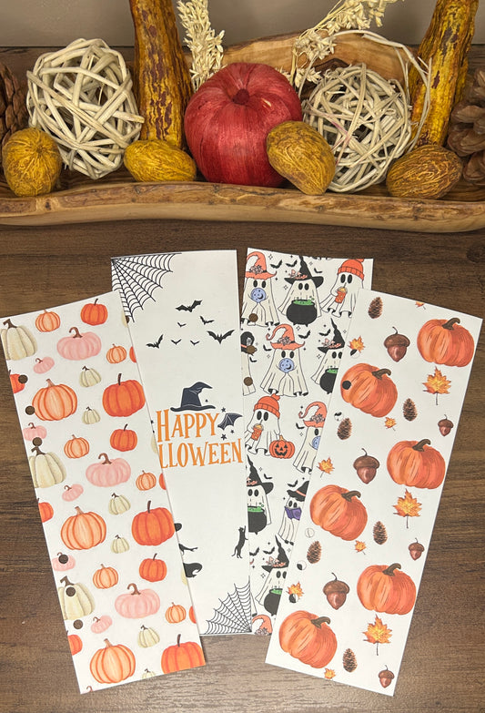 Fall and Halloween Bookmarks